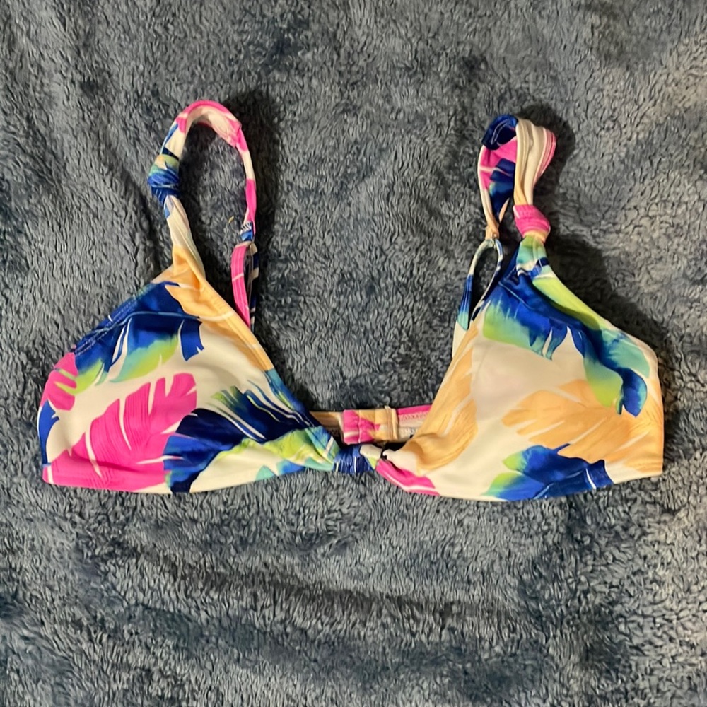 Tropical bikini top